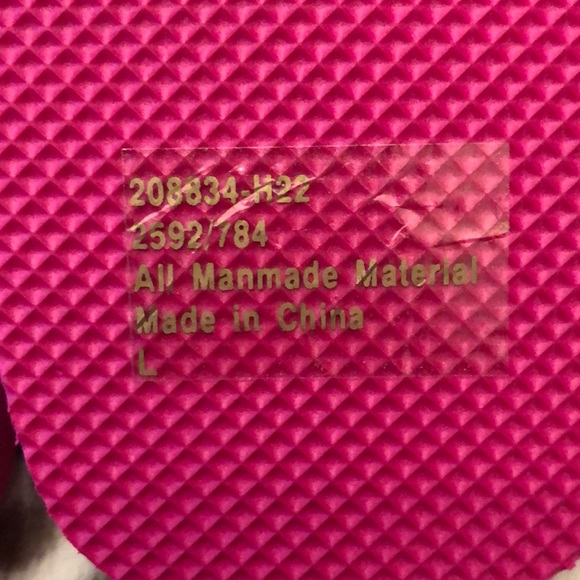 NWOT Victoria’s Secret Flip Flops in Pink Size 10 Women’s - Picture 6 of 9